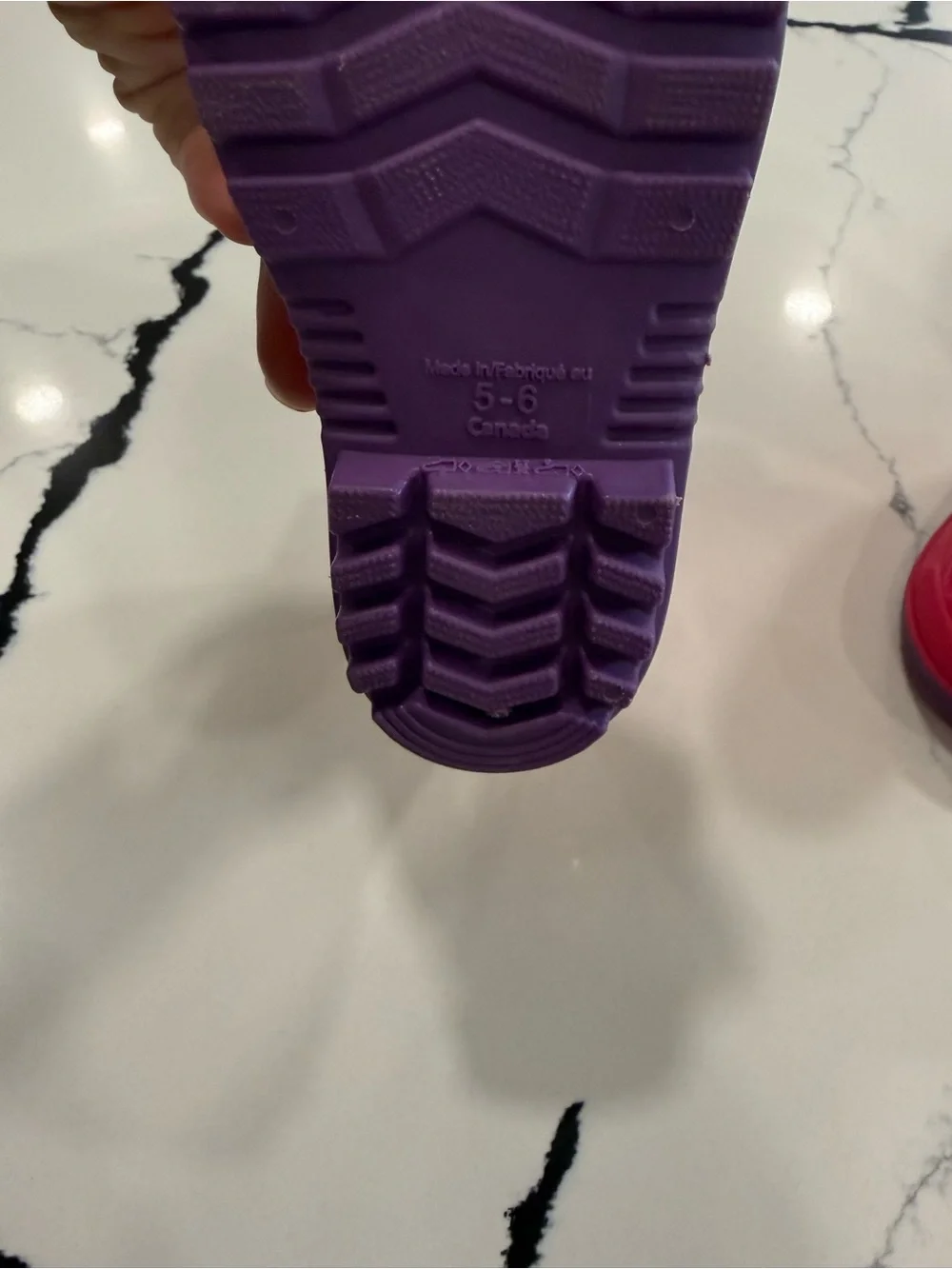 Kids Pink Rain Boots - Durable Waterproof Boot toddler 5-6